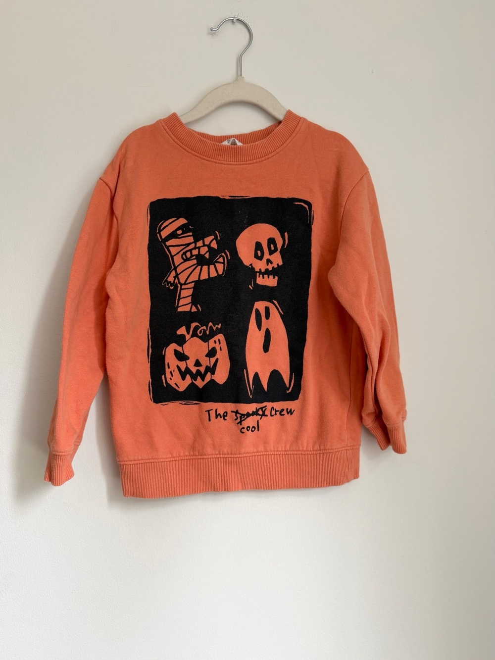 H&M Halloween ‘Cool Crew’ Crewneck (Size 5T/6)